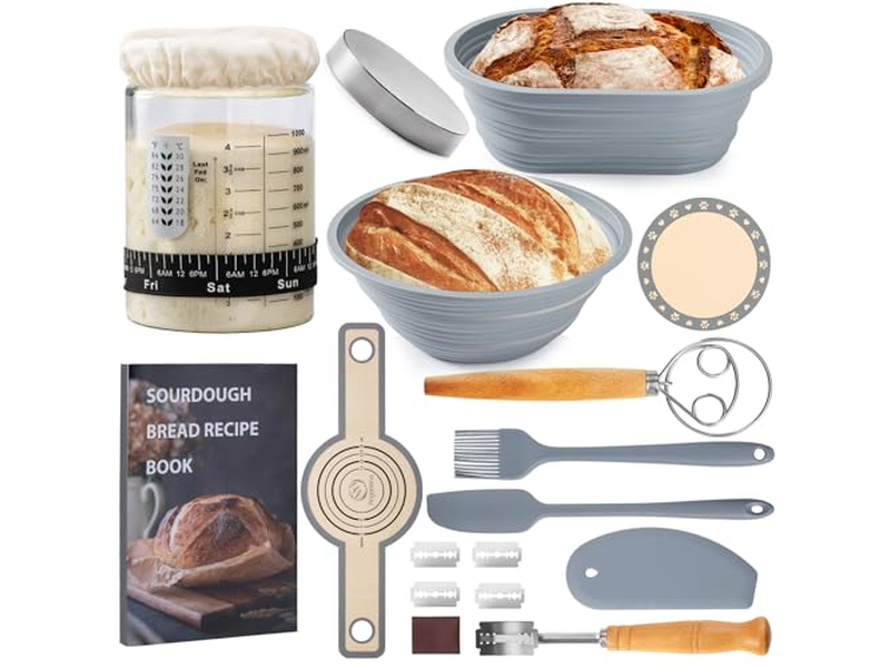 Cestas de Fermentação de Padeiros Cesta de Pão de Algodão e Linho Padrão de Tecido Panificação Artesanal