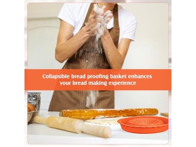 Cesta de Fermentação Pão Bannetons Cestas de Fermentação Banneton 10 Polegadas Conjunto de 2