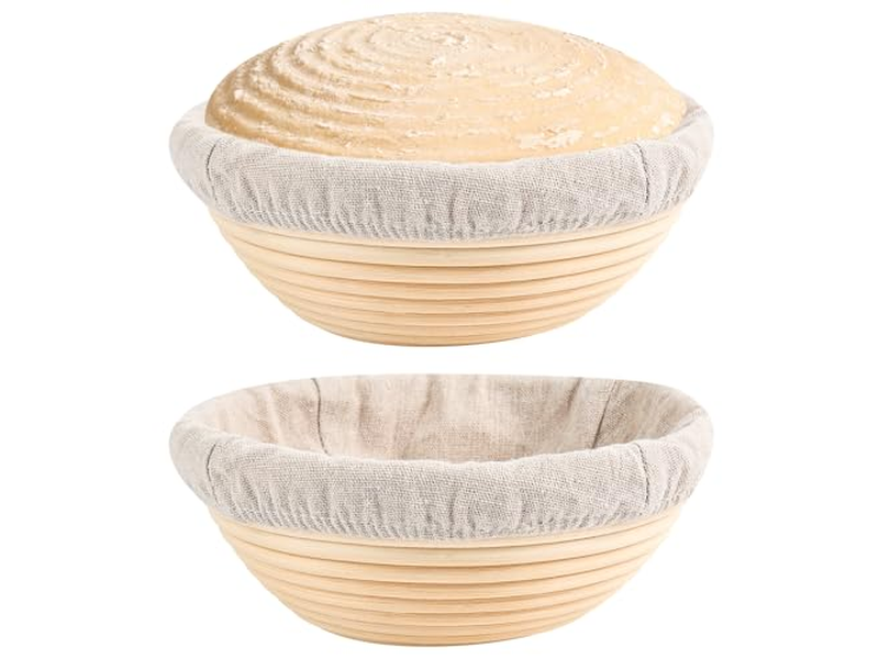 Banneton de Boa Qualidade Chefes de Pão Francês Forradas com Linho Pequenas Redondas Croissants