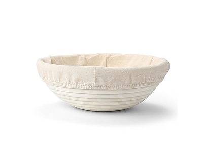 Cesta Banneton Premium Redonda para Pão da Saint Germain Bakery com Forro
