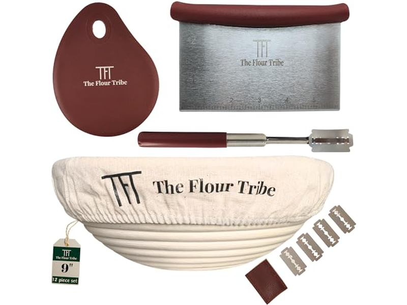 Cesta Banneton Redonda de 10 Polegadas de Vime Francês para Fermentação de Pão