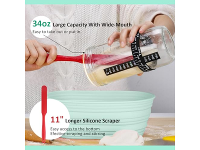 Cesta Banneton de 9 Polegadas para Massa de Pão Sourdough Conjunto de Ferramentas de Panificação Redondo