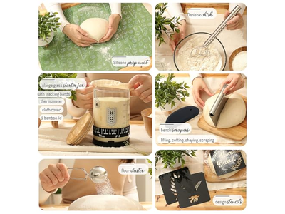 Cesta de Fermentação de Pão de 9 Polegadas Molde Europeu Cestas de Massa Sourdough