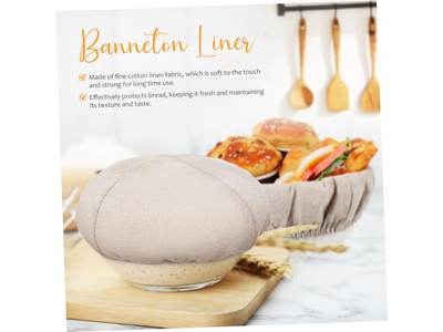 Utensílios de Fabricação de Pão e Massa Cesta com Tampa Conjunto de 2