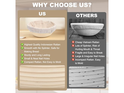 Acessórios Banneton Conjuntos de Suprimentos de Panificação de Pão Capas de Forro de Pano