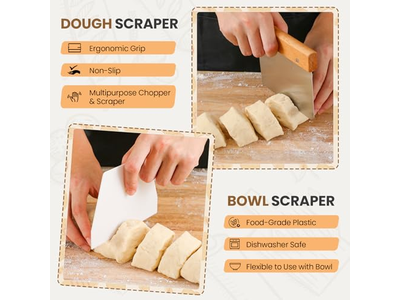 Conjunto de 2 Cestas de Fermentação de Pão Banneton