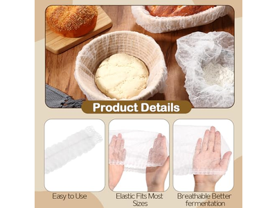 Cesta de Fermentação Banneton Cestas Ovais Grandes 9 Polegadas Pacote Simples Bannetons