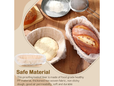 Cesta de Fermentação Banneton Cestas Ovais Grandes 9 Polegadas Pacote Simples Bannetons