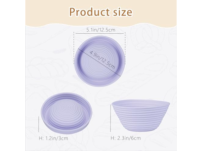 Banneton Retangular Barato Ferramentas de Confeitaria Kit de Fermentação Infantil Cesta de Pão de Palha