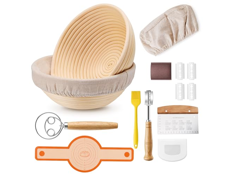 Cesta de Panificação Scone Brownie Bolo Muffins Pão de Madeira Sourdough Baton