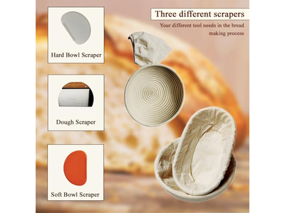 Cesta de Pão Benetton Fermentação Reutilizável com Tampa Miniatura Fermentação