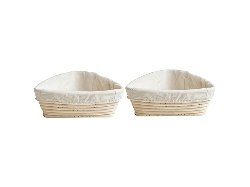 Benneton Cesta de Fermentação Redonda e Oval Escova de Pão Raspador de Panela Tigela Couche