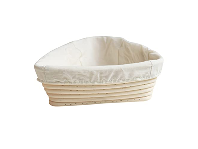 Benneton Cesta de Fermentação Redonda e Oval Escova de Pão Raspador de Panela Tigela Couche