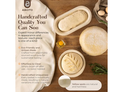 Cesta de Pão Banneton Personalizada Vários Tamanhos Preço Baixo Cana Doméstica Fermentação