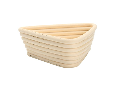 Cesta de Fermentação de Pão Design com Inserção Longa Banneton Premium Oval 7 Polegadas 10 Polegadas