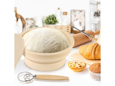 Cesta de Fermentação de Pão Dobrável Dreno Balança de Panificação Rack de Teto Plano Preto