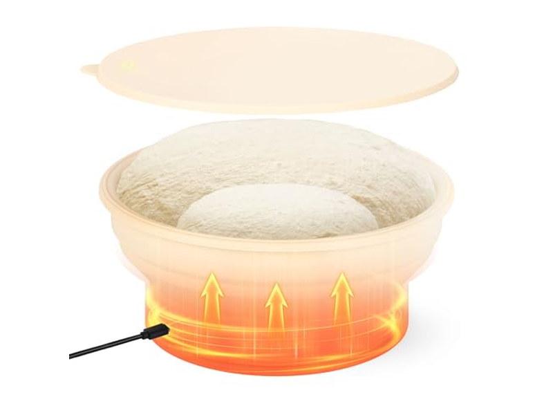 Pano de Fermentação Couche Pão Cesta de Vime Banneton Forrada Redonda 7 Cesta Benetton