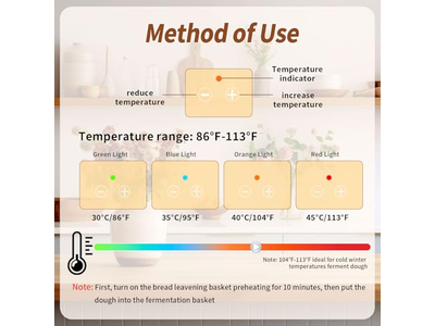 Pano de Fermentação Couche Pão Cesta de Vime Banneton Forrada Redonda 7 Cesta Benetton