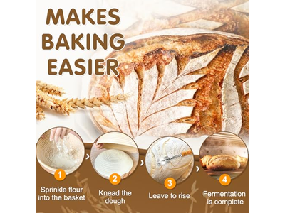 Rack de Cesta de Piso Fermentação Pano de Linho Personalizado Fermentação Sourdough