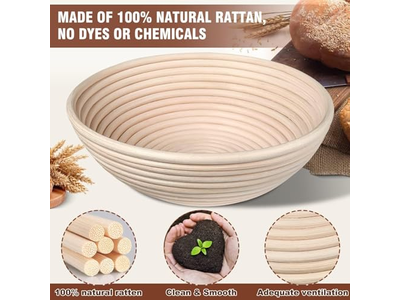 Rack de Cesta de Piso Fermentação Pano de Linho Personalizado Fermentação Sourdough