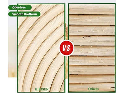 Cesta de Grau Alimentício Forro de Tigela Fermentação de Pão Conjunto de Moldagem Sourdough