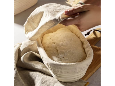 Cestas de Pão Francês com Tampa Kit de Cesta de Presente Feito à Mão DIY Pequeno